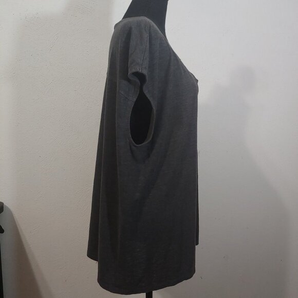 Eileen Fisher Hemp and Organic Cotton Muscle Shirt OVERSIZED Large - Picture 5 of 7